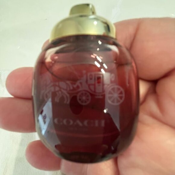 Coach Signature Gold-tone w/Blue Enamel Hinged Bangle Bracelet, Dustbag & Gift - Picture 4 of 4